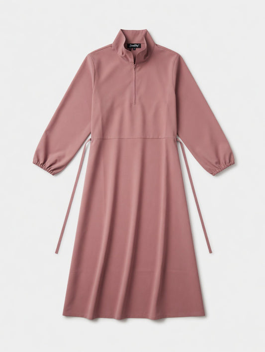 SharpCzar Poise professional grooming dress in dusty rose for pet groomers